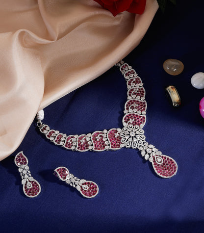 Ruby Statement Necklace