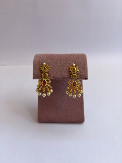 South Indian Style Temple Jewellery Necklace