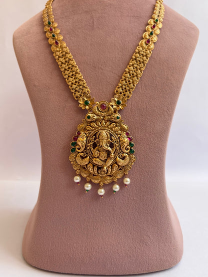 Lord Ganesh Antique Temple Jewellery