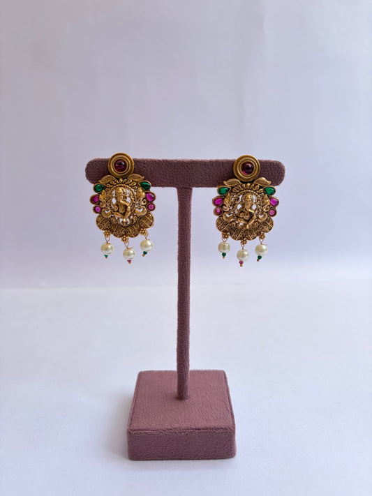 Lord Ganesh Antique Temple Jewellery