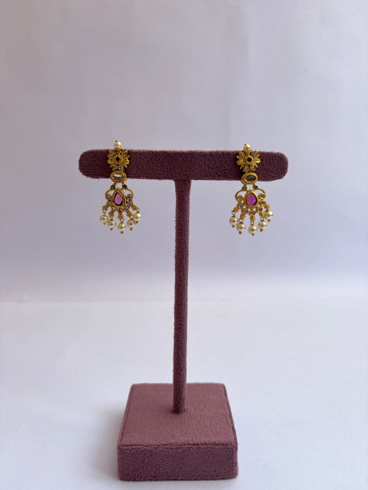 Pearl Temple Jewellery Long Necklace