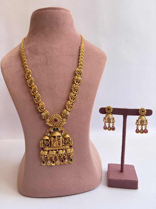 Antique Ram Darbar Temple Jewellery