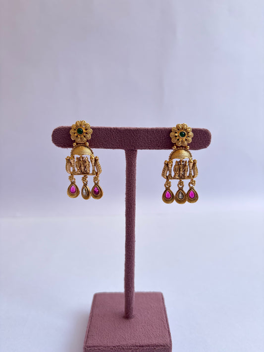 Antique Ram Darbar Temple Jewellery