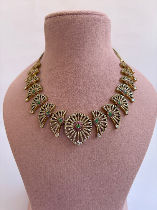 Victorian Ruby Panna Diamond Minimilist