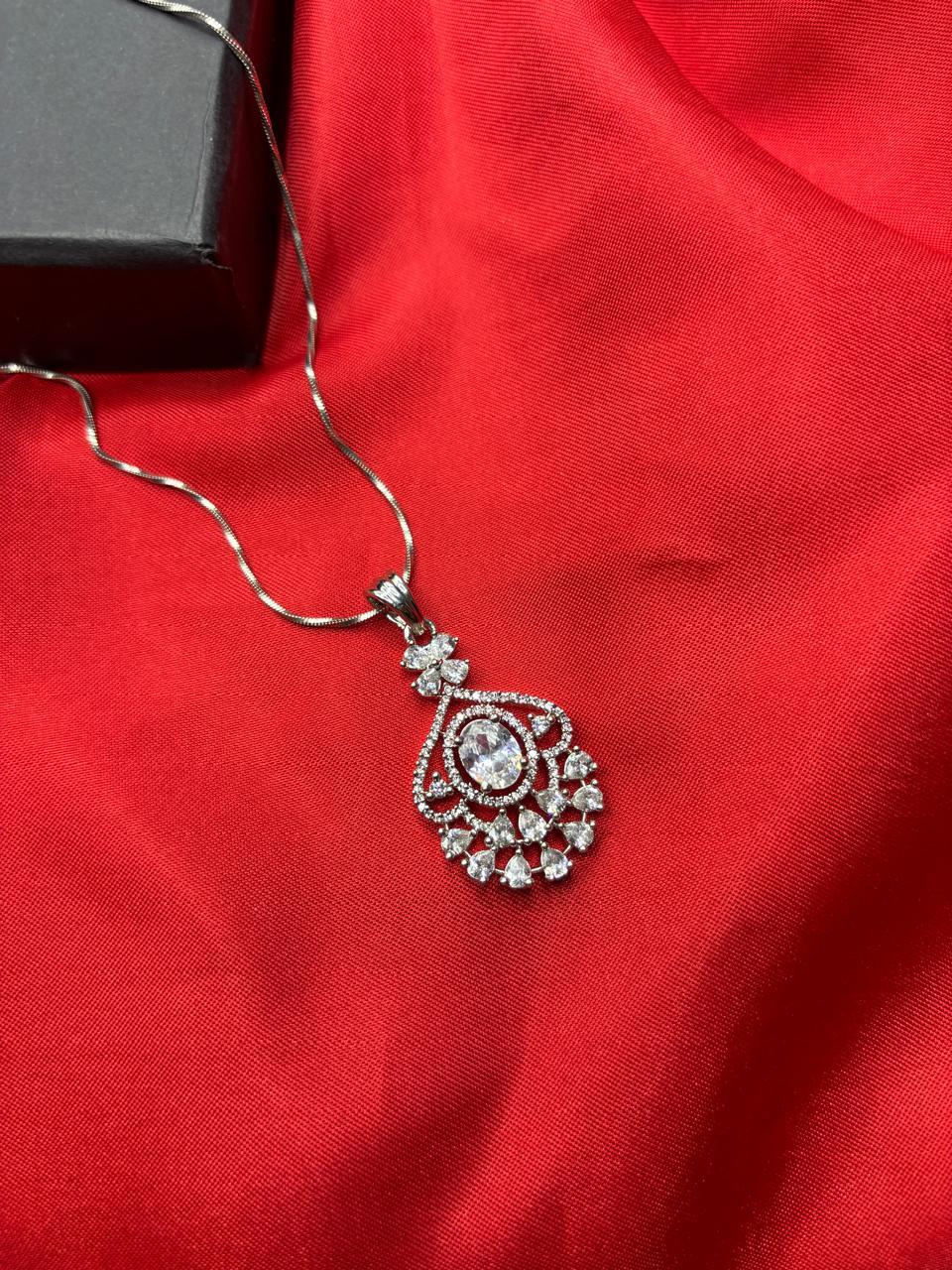 Elegant American Diamond Pendant