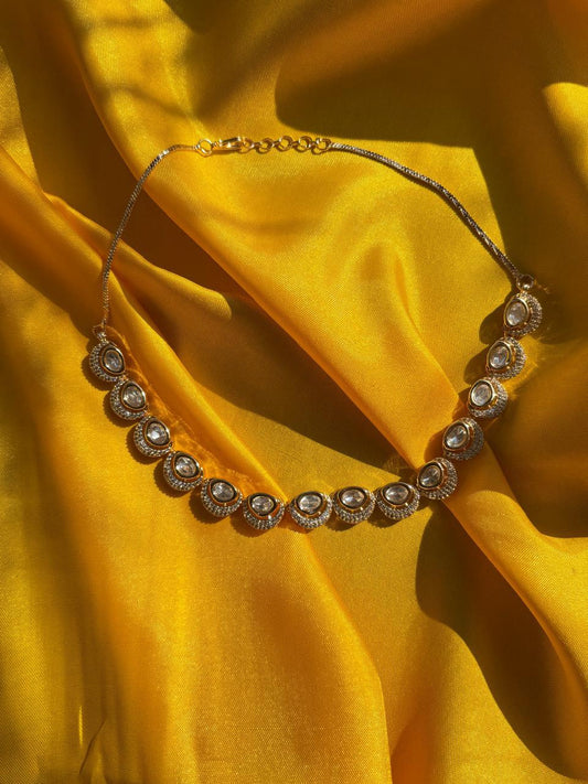 Minimal Spark Moissanite Necklace